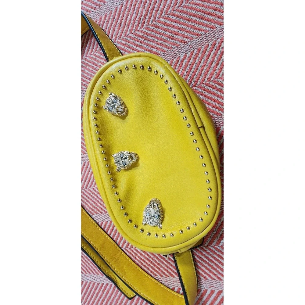Topshop Bumbag Yellow Tiger Embellishment Jewel Fanny Pack Bag Purse‎ NEW